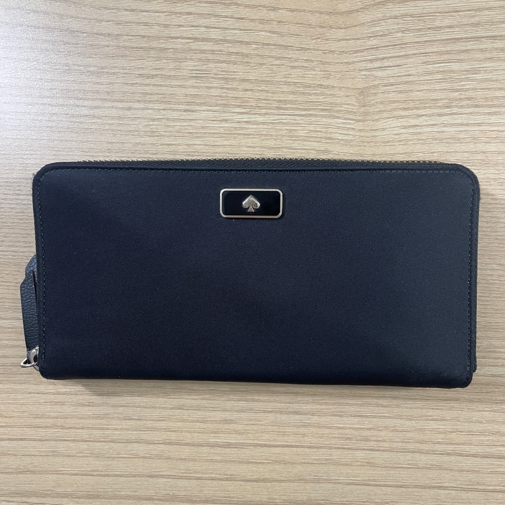 Kate Spade Black Nylon Wallet